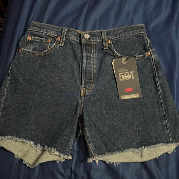 Levi's Pants - Levi’s 501 Mid-thigh Denim Shorts